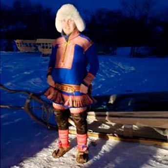 Traditional Sami outfits